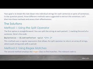 Extracting Sentences from Strings in PowerShell: The Best Approaches