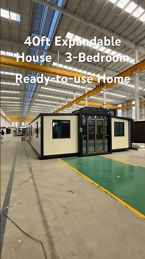 40ft Expandable House｜3‑Bedroom Ready‑to‑use Home