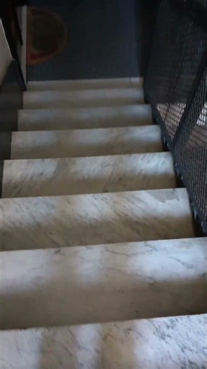 Horror steps at terrifying building #uselessness #horror #steps #downhill #building