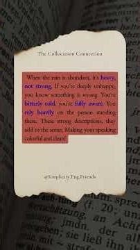 🎵 The Collocation Connection Song