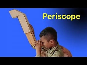 How to make periscope with cardboard | School project | Diy | Kanish ideas