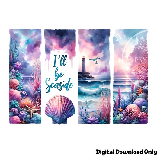 Nautical Ocean Waves PNG: Beach Sublimation Design (digital Files) - Etsy Australia