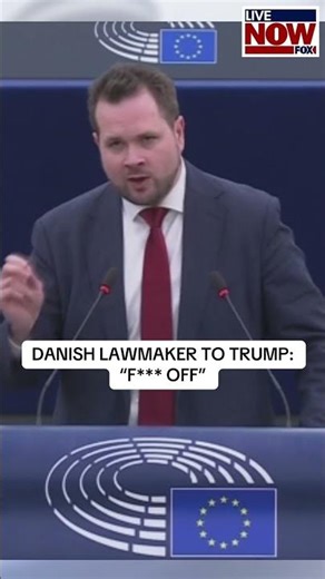 A Danish member of the European Parliament delivers a blunt message to President Trump. #trump