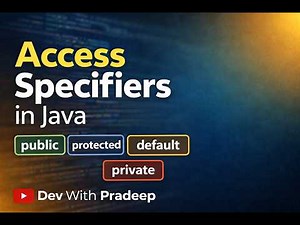 Access Specifiers in Java | Public vs Private vs Protected vs Default