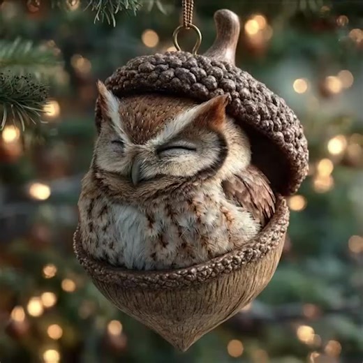 1.2K reactions · 128 shares |  Discover handcrafted forest animal acorn ornaments, each with exquisite details & natural charm. Collect them all and bring the whimsy of nature indoors! | ArtveraStudio | Facebook