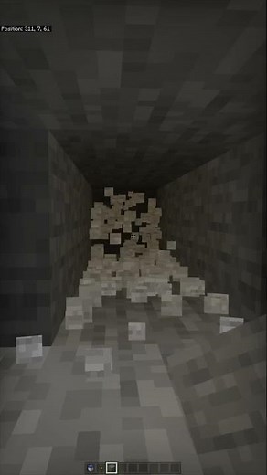 How to crawl in a 1x1 gap in Minecraft Bedrock Edition