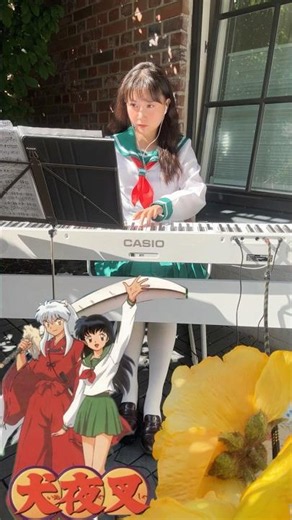 Do you remember this song? 🌙✨ #inuyasha #inuyashaanime #犬夜叉 #piano #pianocover #kagome #animemusic
