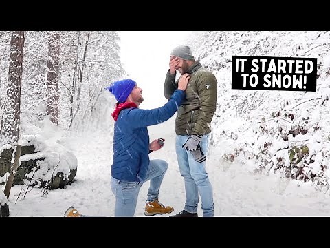 I Proposed in a Snowy Christmas Town (He Had No Idea)