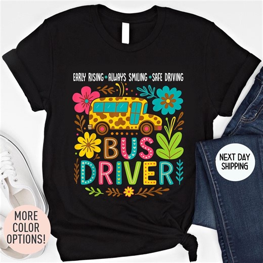 School Bus Shirt, Bus Driver T Shirt, School Bus Driver, Bus Driver Gift, Back to School T-shirt, Gift for Bus Driver, Back to School Gift - Etsy
