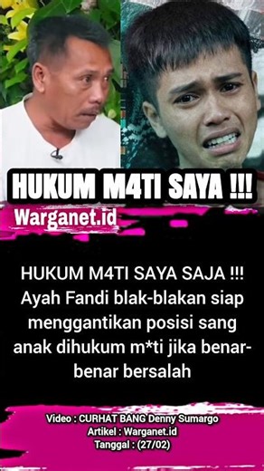 Fandi Ramadhan's father is frank. 27/02 #fandi #abk #sabu #dennysumargo #densu