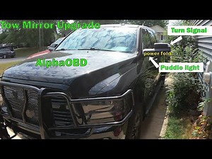 Ram Fourth Gen Tow Mirror Upgrade With AlfaOBD Programming.