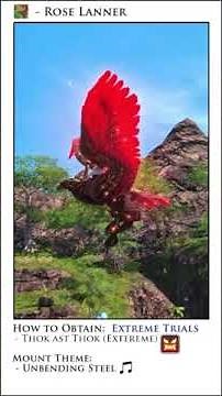 FFXIV Mounts: Rose Lanner
