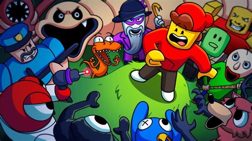 【GameToons】GAMETOONS vs ROBLOX！（卡通动画）