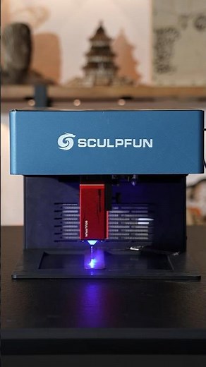 Making bookmark with Sculpfun iCube laser Engraver. Perfect for your small bussiness. #sculpfunicube