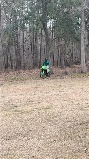 Hitting my small trail in the back yard #kx112 #explore #fyp #trail #2stroke