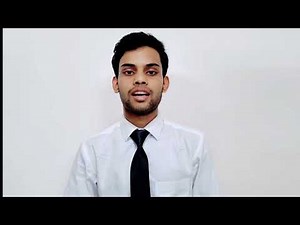 Video Resume sample for Freshers