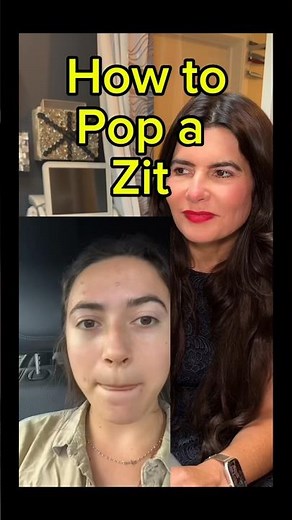 How to PROPERLY pop a ZIT ! 💥#pop #zits #pimplepopping #skincare #acne #skincare #popzit