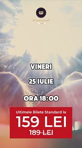 🚨 Faza 3 tocmai a început – și e ultima la preț redus! 🎉 Primele 2 faze s-au epuizat în timp record – iar acum ai doar 600 de bilete la 159 RON, înainte ca prețul să sară la 189. 🌊 Wonder Pool. Dirty Nano. 25 iulie. 🍸 Acrobați, muzică, dans în apă și VIP VIBES. 🎟️ VIP? Doar 100 de locuri la 309 RON (în loc de 369). 🔥 După? S-au dus. 📍 Wonderland Resort, Cluj 🎽 Dress Code: Summer Pool Style #SplashWonderland #ClujPoolParty #DirtyNanoLive #Faza3Start #Wonderland | Wonderland Resort