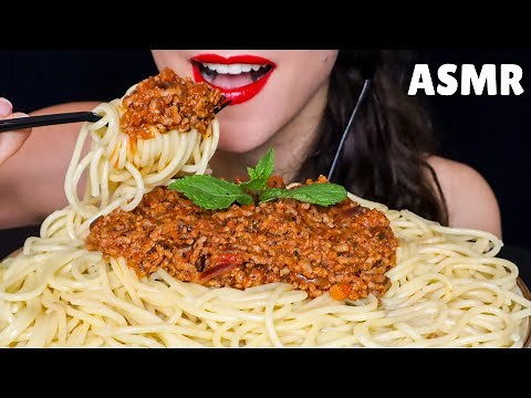 ASMR SPAGHETTI BOLOGNESE, PASTA MUKBANG 먹방 | EATING SOUNDS, NO TALKING | EATING SHOW | Mou ASMR