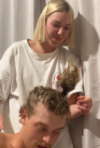 Sibling Bonding Through Hair Braiding