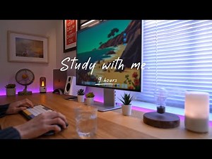 9-Hour Study with Me | Pomodoro Timer, Lofi Relaxing Music | Day 115
