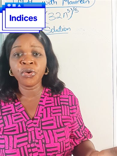 How to simplify exponential expression #mathswithmaureen #education #mathematics #indices