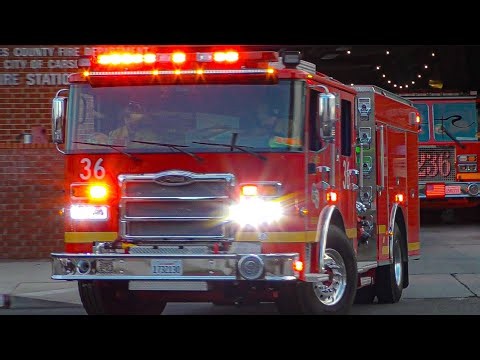 LACoFD *NEW* Engine 36 Responding