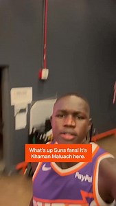 Khaman Maluach checking in from his first media day 🤩 | Phoenix Suns