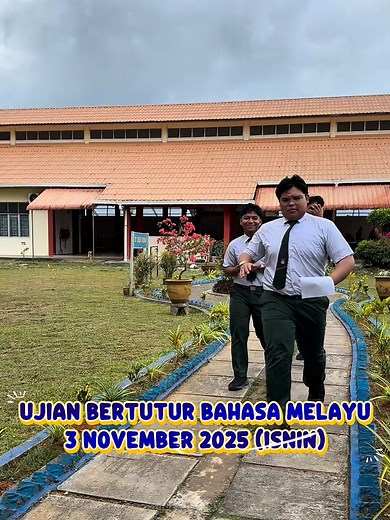 VIDEO: UJIAN BERTUTUR BAHASA MELAYU (1103/3) 3 Nov 2025 Saksikan video sekitar ujian bertutur Bahasa Melayu pada 3 November 2025 lalu. Semoga semua calon berjaya menjawab dengan baik. "SMKMJ SENTIASA CEMERLANG!" Sumber video: Cg Elvina S | SMK Matang Jaya