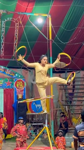 amazing circus performance #circus #talent #talentbuzz | Triple Duniya