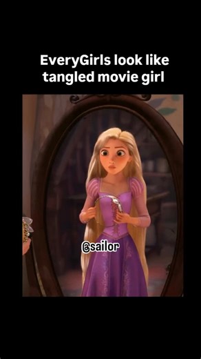 chilli on Instagram: "Fun facts 👍👇 . . .Tangled (2010) - This animation utilized a groundbreaking software called "Dynamic Wires" to simulate the movement of Rapunzel's seventy feet of golden hair. The creative team focused on the technical challenge of hair colliding with its environment and itself, necessitating a blend of traditional hand-drawn principles with 3D CGI technology. The production of this animation required a significant rendering effort to manage the interaction between the ch