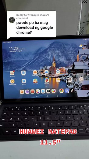 Huawei MatePad 11.5 Google Chrome - Downloading and Exploring Features