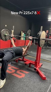 New bench PR for 225 for 7 reps