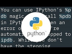 Step-by-step debugging with IPython