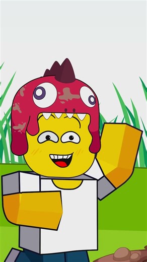 How Dino Kid cleaning His Hat | Roblox ft Sonic Animation