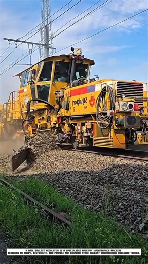 How a Rail Ballast Regulator Keeps Train Tracks Safe and Stable