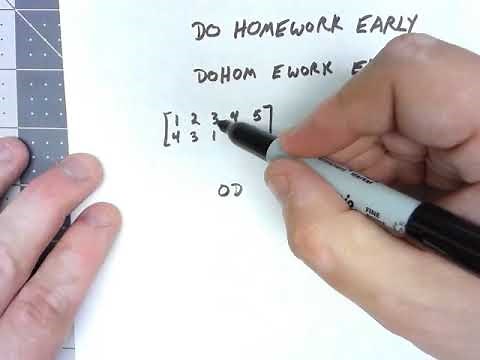 Abstract Algebra 5.6: Permutations and Cryptography