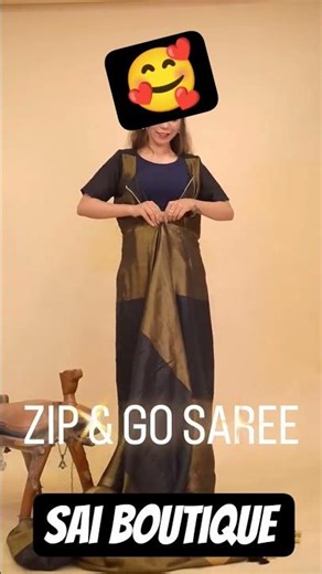 Zip and go saree || readymade saree || no blouse saree || zip and go saree without blouse9840037420