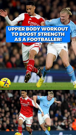 Footballer Upper Body Workout for Strength 💪🏼