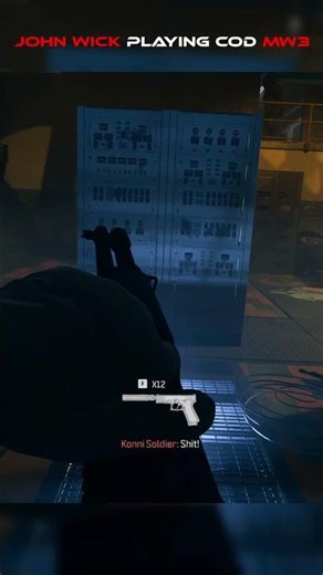 John Wick Playing Call of Duty Modern Warfare 3 #cod #callofduty #mw3 #ghost