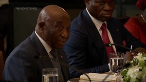 Trump praises Liberian President's English, the official language of the West African nation