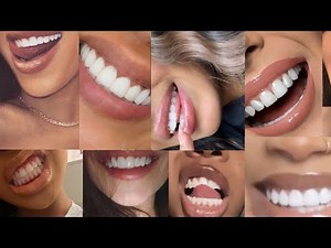 Straight white teeth subliminal + perfect smile (with rain sounds)