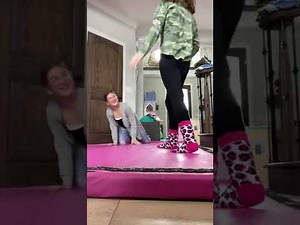 Gymnastics with long socks!!￼