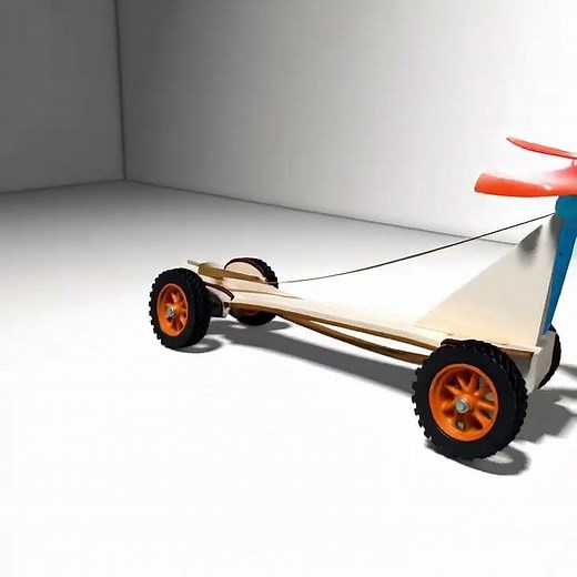 DIY Rubber Band-Powered Car – Hands-On Science Assembly Kit | LGPW066 #educationaltoys