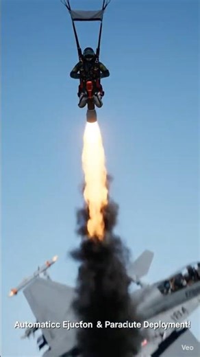 Fighter Jet Ejection at 1000mph #shorts #military #aviation