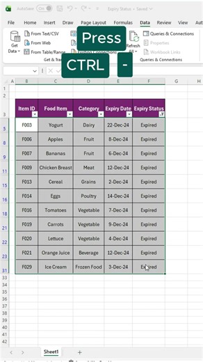 How to remove multiple unwanted rows at once #shorts #excel #exceltips #finance #office