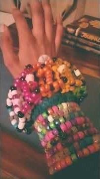 I figured out how to make a carousel cuff! #kandikid #kandi #kandicuff #bracelet #ponybeads