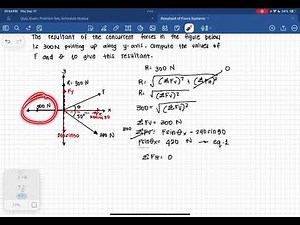 Lesson 2: Resultant of Force System_Example Problem 2