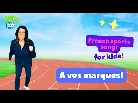 A vos marques French sports song and dance! Learn French sports with this fun, French song for kids!