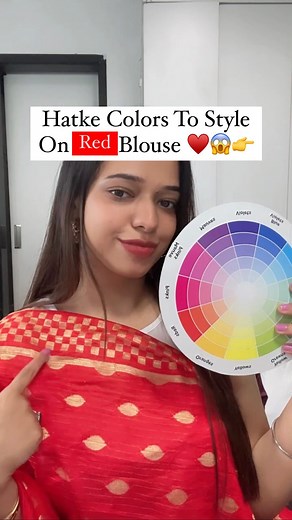 If you have red blouse ✅save this video. Checkout amazing contrasts that you can style on red top wear.♥️ Comment & tell us what more video you want to see?👇 Get UPTO 80% OFF in our GRAND FESTIVE SALE 😍✨ BUY ANY JEWELRY SET Worth ₹10,000 or above and GET ₹350 OFF 😱❤️ FREE EARRINGS WORTH ₹799 on all prepaid orders above ₹2499 🎁💗 ✅ Buy any 3 items & Get an EXTRA ₹300 Off ✅ Buy any 5 items & Get an EXTRA ₹500 Off 👉 Shipping Worldwide🌏 For queries, DM us or WhatsApp us at 91 7045132025 Visit 